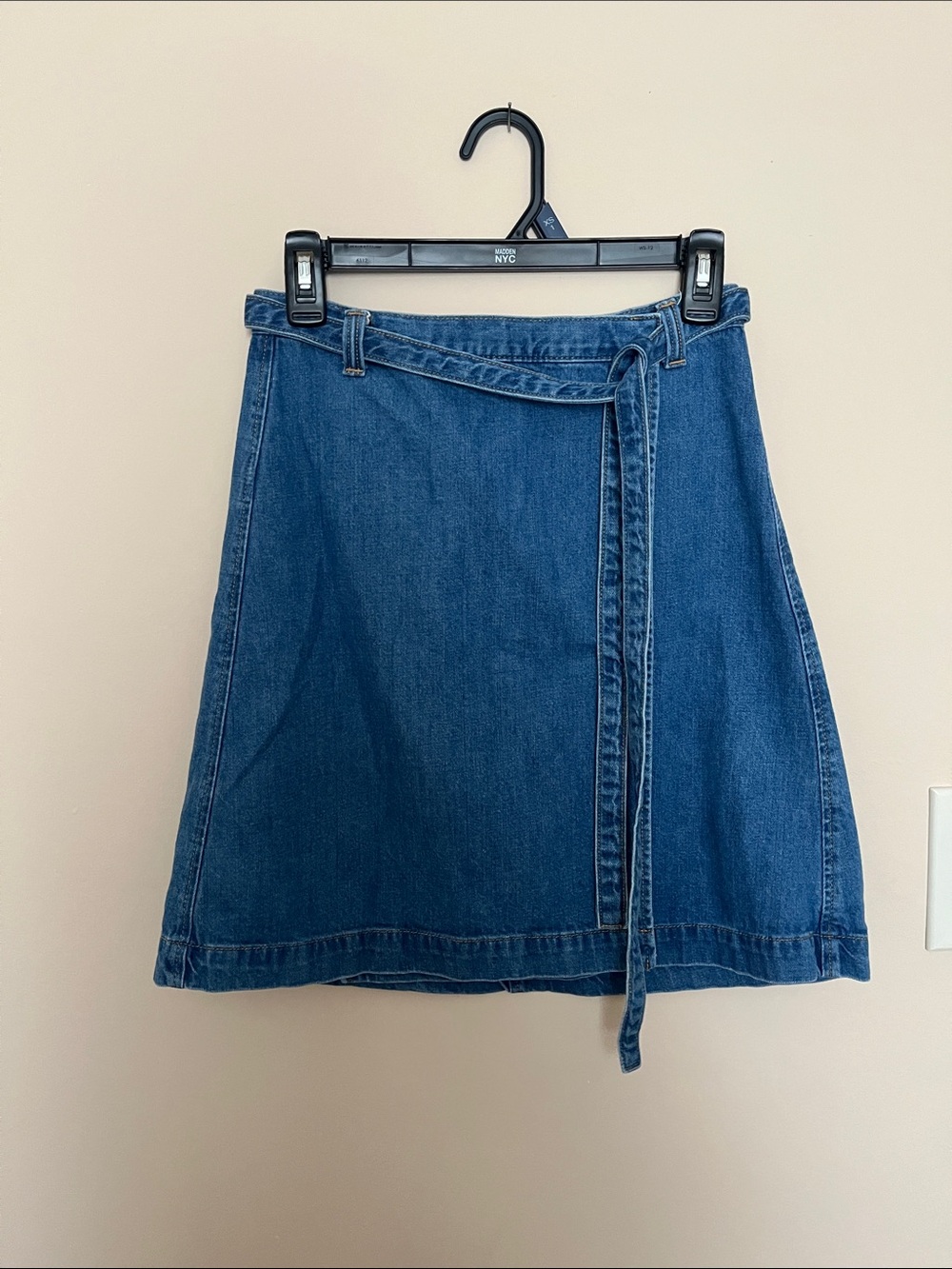 Gap 1969 mini skirt with tie belt